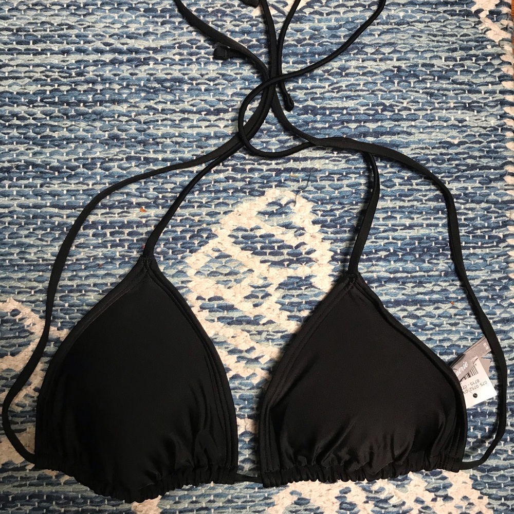 Black bikini top